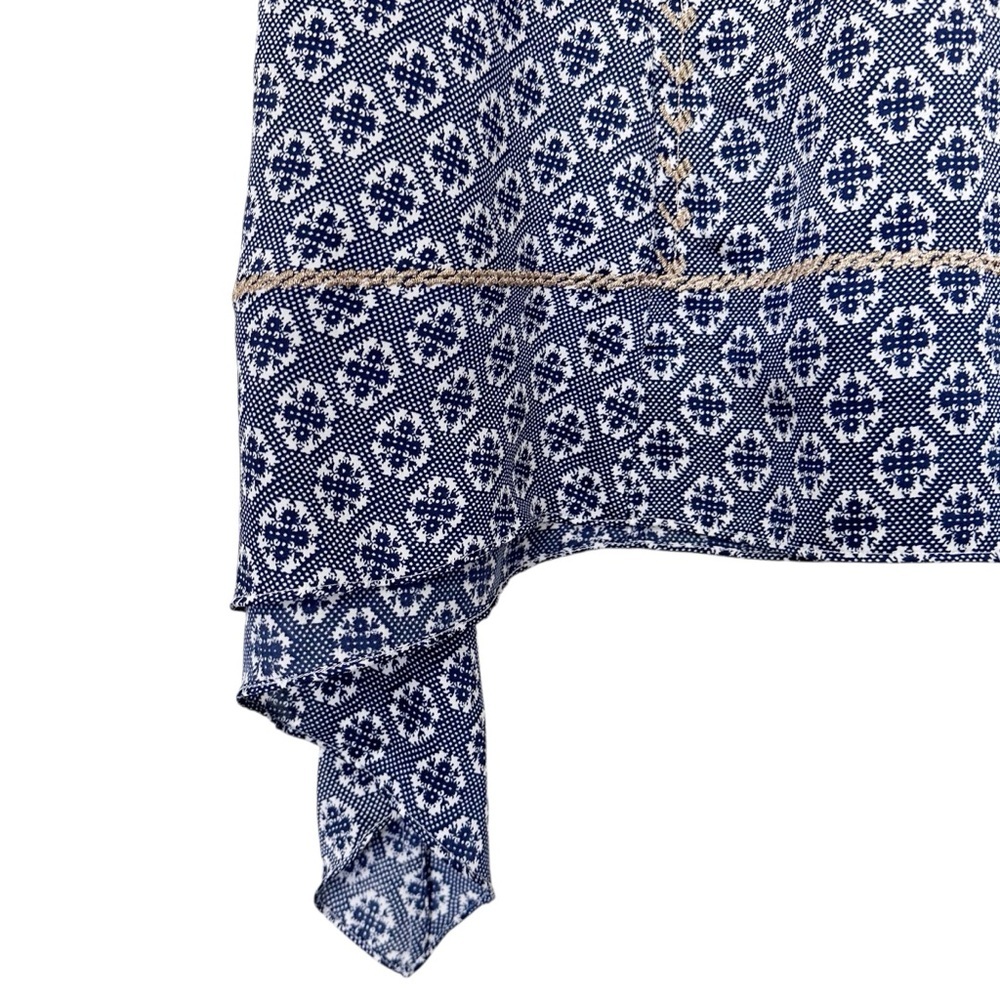 NWT Floreat Gold Stream Embroidered Sequined Top Size M - Picture 8 of 13